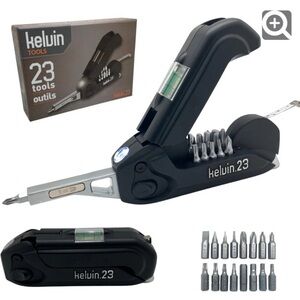 NEW Kelvin23  Multi-Tool In black with case